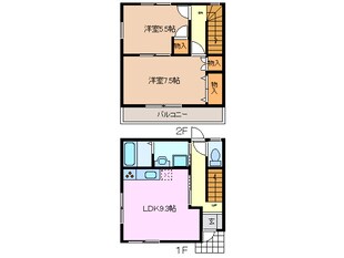 フォルトゥーナヒルズ E棟の物件間取画像